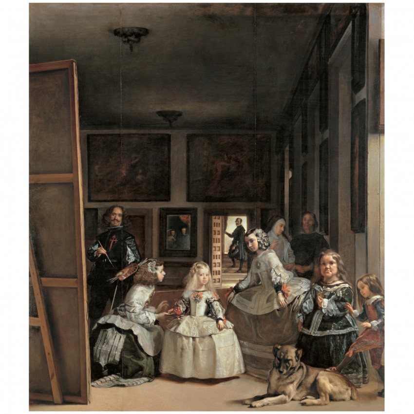 Cartel "Las meninas" o "La familia de Felipe IV"                                                                               
