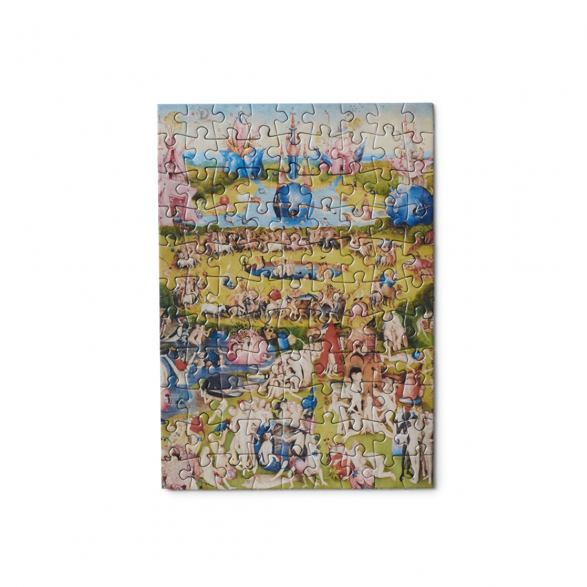 Postal puzzle "El jardín de las delicias"                                                                                      
