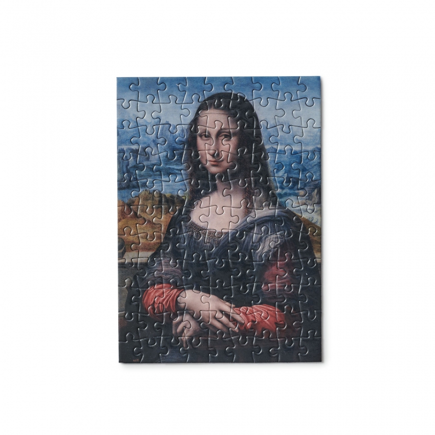 Postal puzzle "Mona Lisa"                                                                                                      